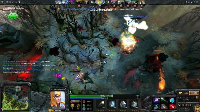 Black^ 6k MMR 45-0-10 Skywrath Mage Gameplay Dota 2 смотреть онлайн