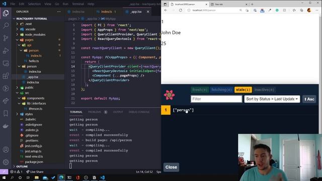 React Query Tutorial with Typescript | Part 1 -- Queries смотреть онлайн