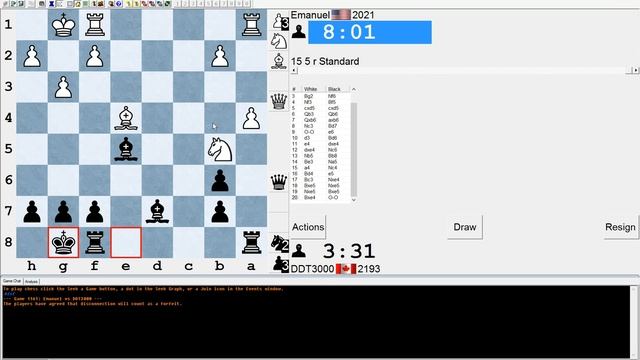 Loss of a Chess Game - Classic Trojan Horse in the Endgame смотреть онлайн