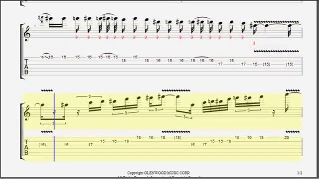 Bohemian Rhapsody Guitar Solo Tab смотреть онлайн