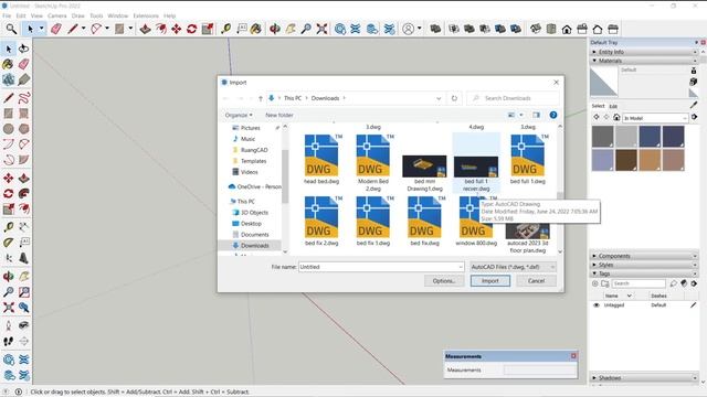 Sketchup How To Import DWG смотреть онлайн