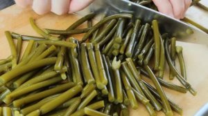 삭힌 마늘쫑 고추장 무침은 이렇게 만들어야 가장 맛있습니다. :: Spicy Seasoned Garlic Stems