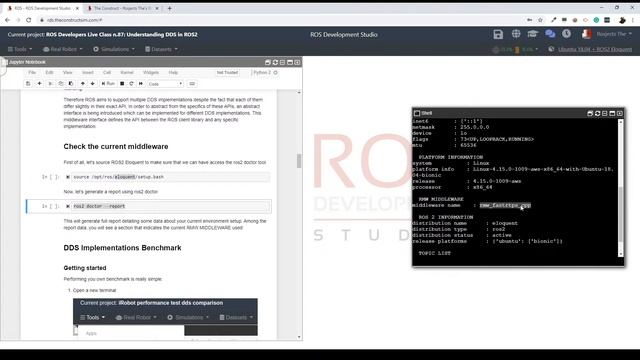 ROS Developers LIVE Class #87: Understanding DDS in ROS2 смотреть онлайн