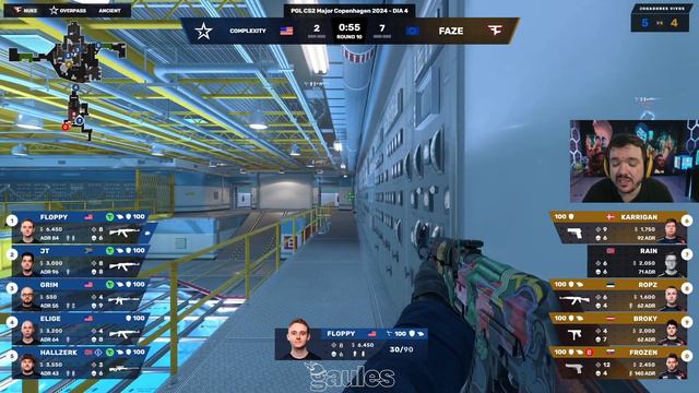 FAZE VS COMPLEXITY - PGL MAJOR COPENHAGEN 2024 ELIMINATION STAGE (NUKE - MAPA 1 MD3) смотреть онлайн
