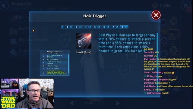 SWGOH CLS Unlock Minimum Requirements! Commander Luke Skywalker смотреть онлайн