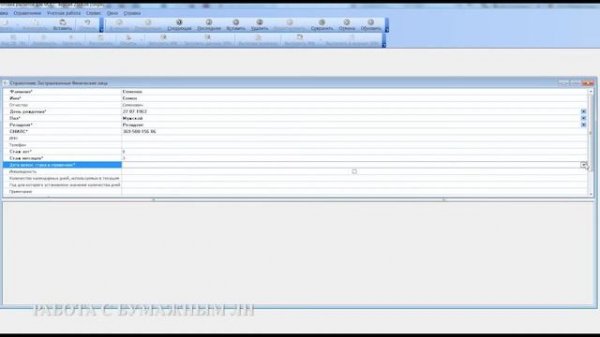 ARM FSS работа в программе