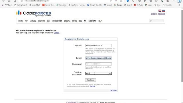 1- Problem solving with php #001 Introduction and how to register in codeforces смотреть онлайн