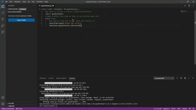 Make a url shortener using python смотреть онлайн