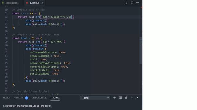 Basic Frontend/Web Entwicklungsumgebung 2020 mit Gulp und Node! ? [TUTORIAL] смотреть онлайн