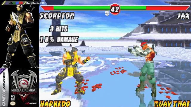 GBA Mortal Kombat: Deadly Alliance Gameplay no Commentary смотреть онлайн