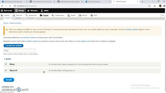 Installing the Slick Carousel Module in Drupal 8 смотреть онлайн