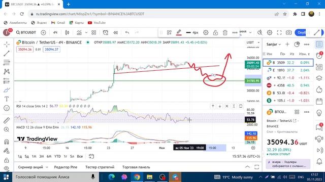 БИТКОИН СКОРО УПАДЕТ? | Криптовалюта | Анализ рынка!! смотреть онлайн