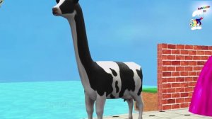 Выберите правильный путь для детей Шеей Корова Слон Динозавр Горилла Пересечение фонтана