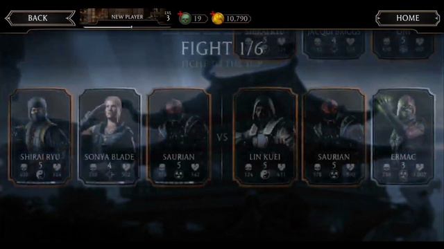 MORTAL KOMBAT MOBILE - Single Player - BATTLE MODE ( Tower 2-3 ) Gameplay #2 смотреть онлайн