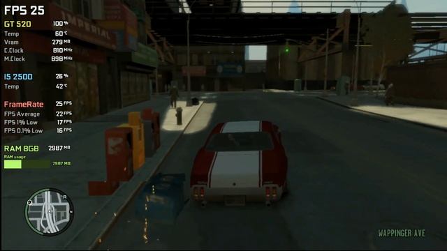 GT 520 | GTA IV - 1080p, 900p, 720p, 1024x768, 800x600 - Medium Shadows смотреть онлайн