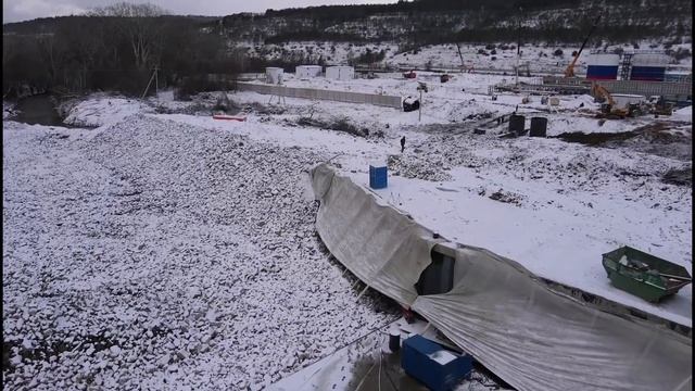 В Крым ПРИШЛИ снегопад и морозы.ОЧЕНЬ сильный ветер.БЕЛЬБЕКСКИЙ ВОДОЗАБОР-строительство ПРОДОЛЖАЕТС смотреть онлайн