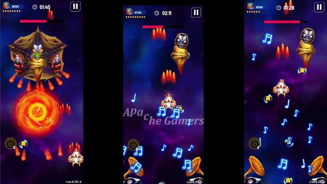 Galaxy Attack: Space Shooter | Campaign Mode | New Level 6.3 | New Boss Review | By Apache Gamers смотреть онлайн