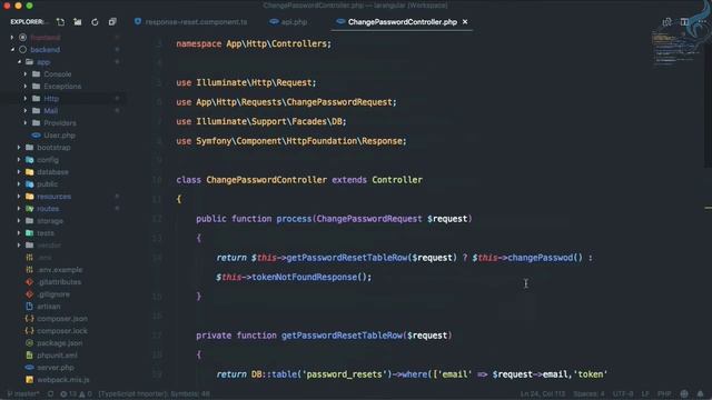 Laravel Angular Authentication with JWT | Reset Password #15 смотреть онлайн