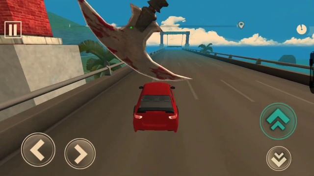 DEADLY RACE #3 speed red car bumps challenge 3d gameplay смотреть онлайн