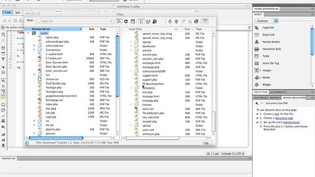 Dreamweaver CS5 - Writing simple backend scripts for Flash Builder смотреть онлайн