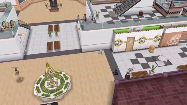 Торговый центр, первый этаж The Sims FreePlay. Хобби "Подиум", "Боулинг" смотреть онлайн