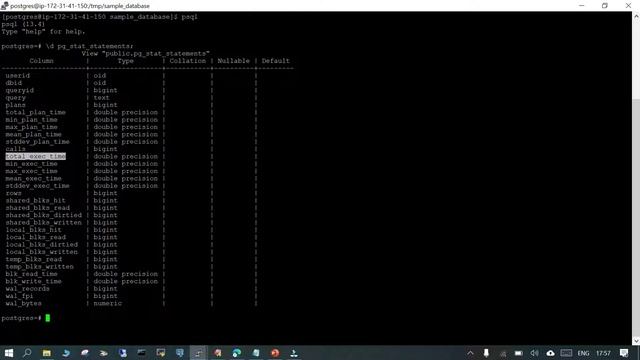 52 - PostgreSQL : What is pg_stat_statements смотреть онлайн