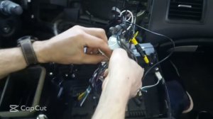 сивик 4d снятие магнитолы