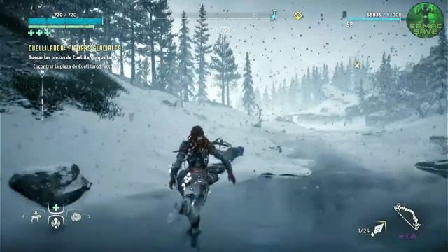 Horizon Zero Dawn: The Frozen Wilds | 100% | ULTRADIFÍCIL | Parte 4 | Cuellilargo: Figuras Glaciale смотреть онлайн