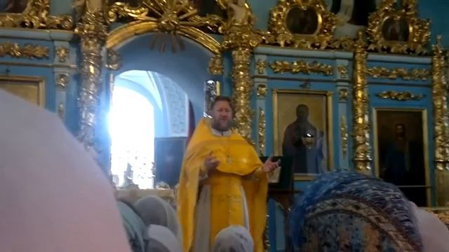 Протоиерей Михаил Зайцев, проповедь, Сергиево Казанский собор Курска 08 09 2019 смотреть онлайн