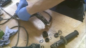 How to repair Makita HR2610 rotary hammer drill not holding drill bit