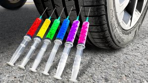 Машина Давит Предметы под Колесом АСМР МАШИНА