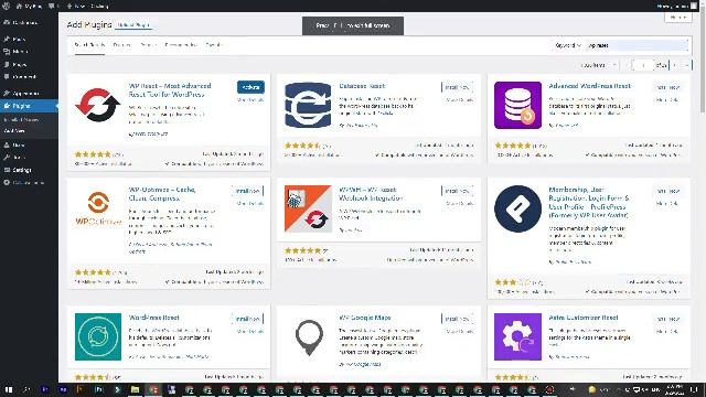 How to reset wordpress website | Wp Reset pulgin | plugin смотреть онлайн