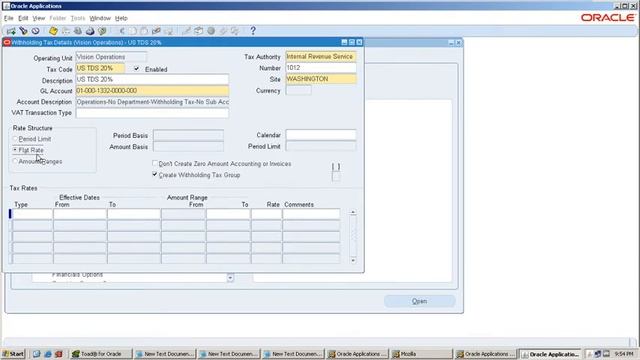 Withholding Tax Setup in Oracle Apps R12 смотреть онлайн