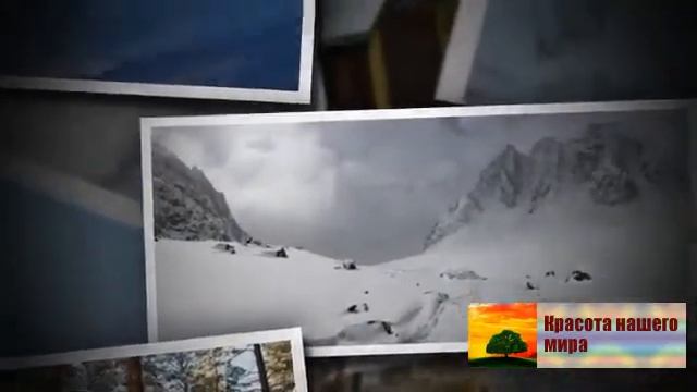 Алтай зимой с высоты птичьего полета