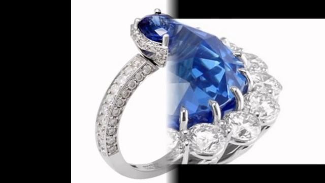 Кольца с сапфиром - фото 2019 / Sapphire ring смотреть онлайн