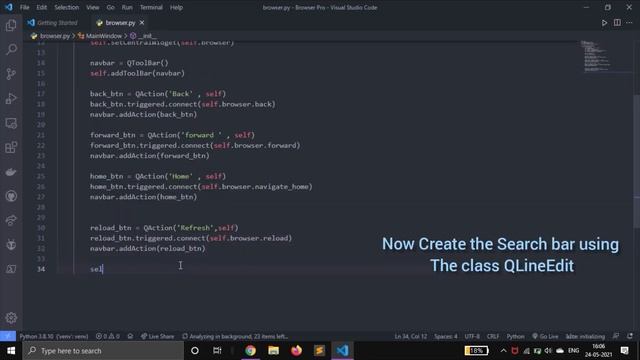 Make Your Own Browser | Python | PyQt5 смотреть онлайн