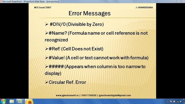 MS Excel Formula Part 2 смотреть онлайн