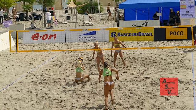 Beach Volleyball Girls Unbelievable Play Slow Motion смотреть онлайн