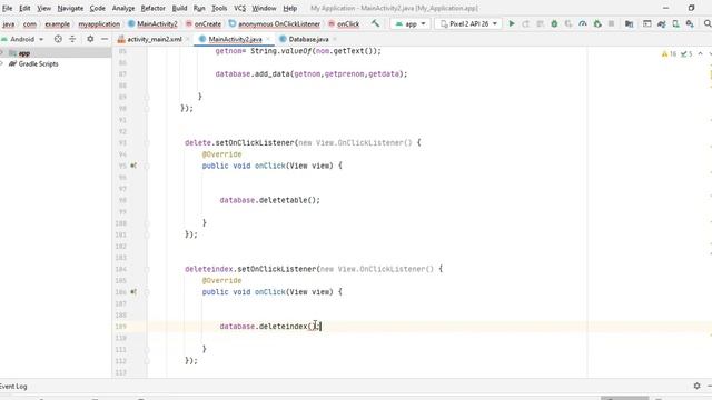 #SQLite #androidstudio Create Database create table, delete data by it index and update the databas смотреть онлайн