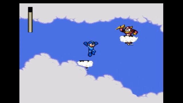 Sega Mega Drive 2 (Smd) 16-bit MegaMan (RockMan) 2 part AirMan stage