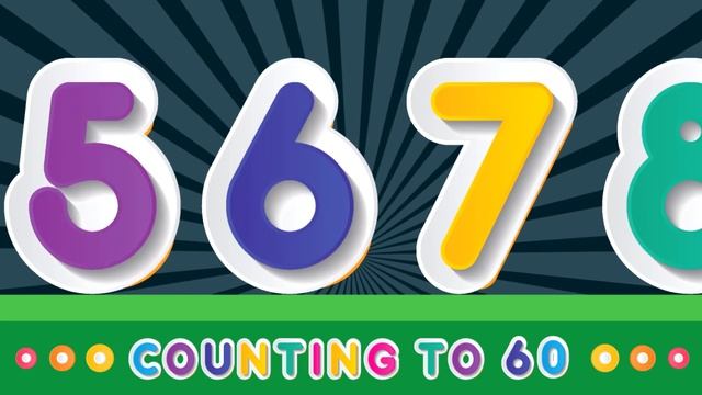 Count to 60 Chant | Learn Numbers 1 to 60 | Learn Counting Numbers | ESL for Kids | Fun Kids Englis смотреть онлайн