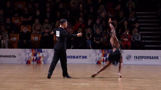 Cha Cha Cha | Andrey Gusev - Vera Bondareva | Russian Championship Amateur Latin 2021 смотреть онлайн