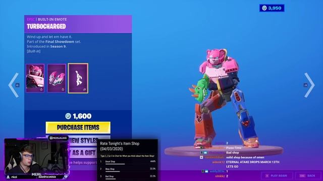 *NEW* DYNAMIC FIRE WRAP! - Viewers React To Fortnite Item Shop [March 4th, 2020] смотреть онлайн