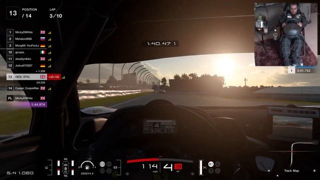 GT7 - Day 117 Part 1- LIVE GAMEPLAY - Cockpit Cam - TCS OFF - Manual + Clutch - Ai On Hard - V1.17
