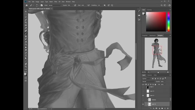 Fantasy character- Ruben [Speedpaint] Photoshop| Digital Art| Painting process| смотреть онлайн