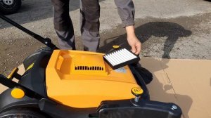 Сборка и первый запуск ручной подметальной машины TVX RT-920F