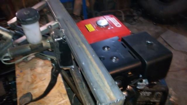 Вездеход на пневматиках своими руками 6. Сиденье, руль, педали. смотреть онлайн