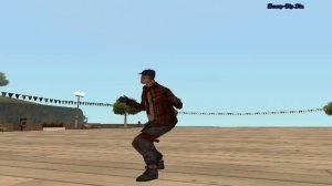 Танец бомжа (Beach party) (samp)