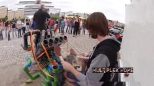 Шок на улице / Уличные музыканты - Талантливые барабанщики.