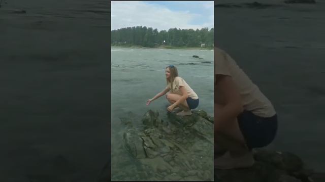 Путешествие в горный Алтай. Манжерок. Горная река. смотреть онлайн